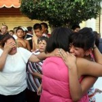 Relatives console one another