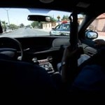 Juarez Officers on patrol in utra modern well equipped vehicles